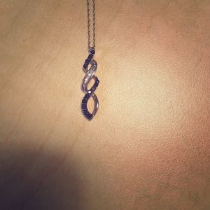 Intwined jeweled necklace