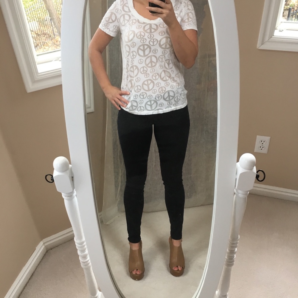 White “Peace” Shirt