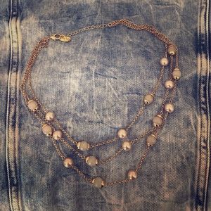 Layered Pearl Necklace