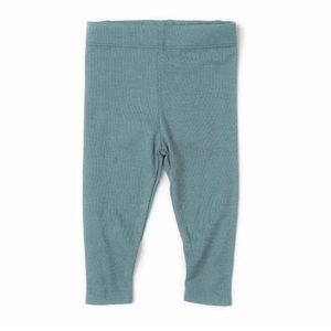 Little Green Radicals Blue Organic Leggings, 6-9m