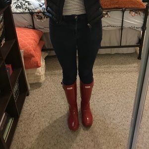 Red Hunter Rain Boots