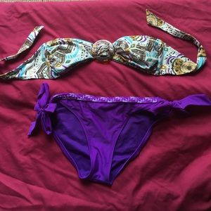 Two piece bathing suit