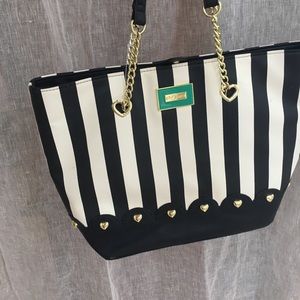 Betsey Johnson Purse w/ Makeup Bag