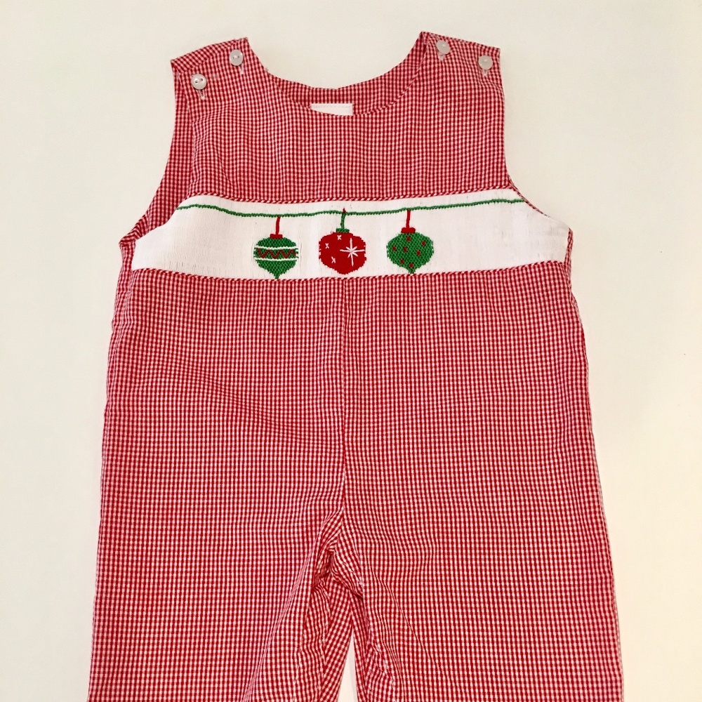 Christmas Baby Boy Longall Overall in 6 Months