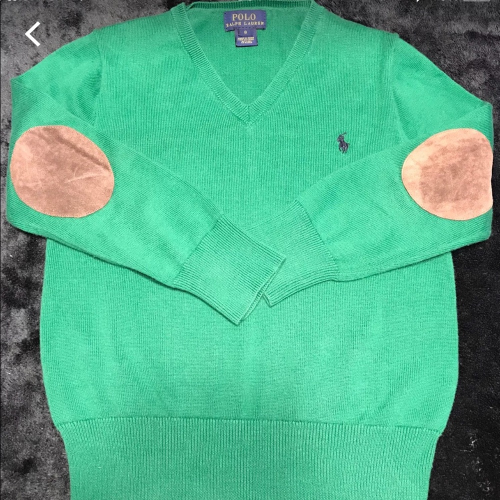 POLO Ralph Lauren V Neck Sweater/ No Trade