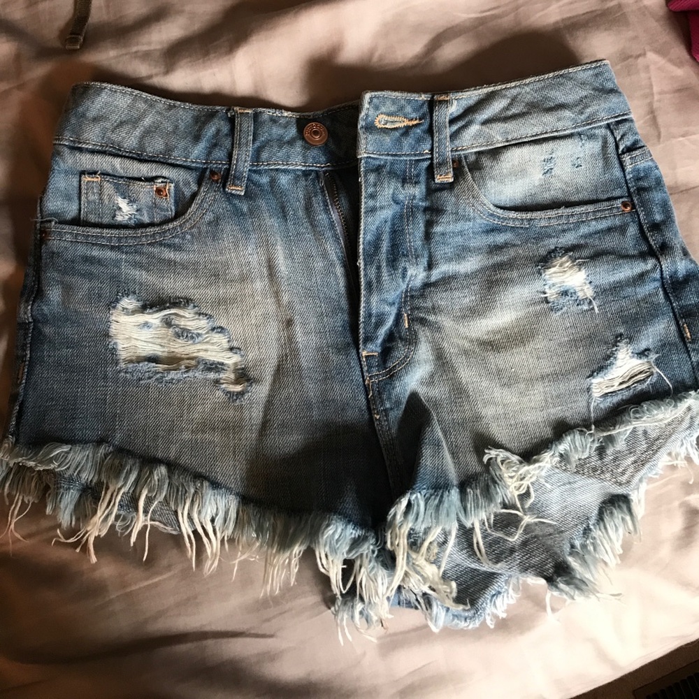 h&m divided brand jean shorts