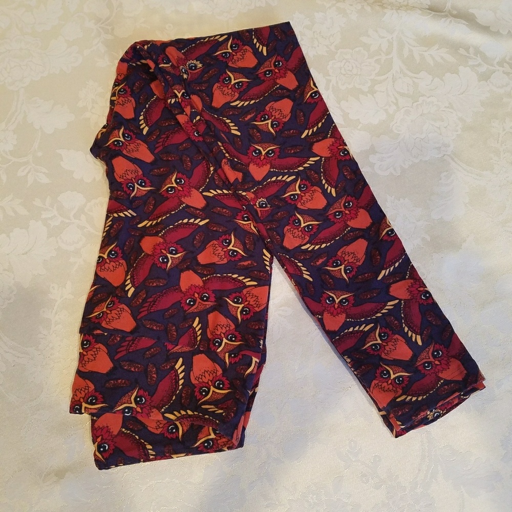 Lularoe os leggings flying owls