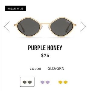Quay x Kylie sunglasses - Purple Honey