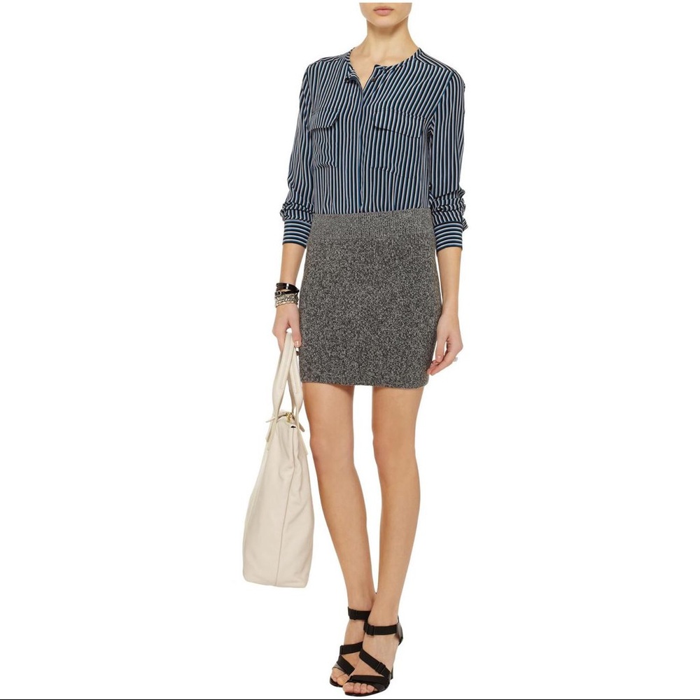 Equipment Lynn striped washed-silk shirt