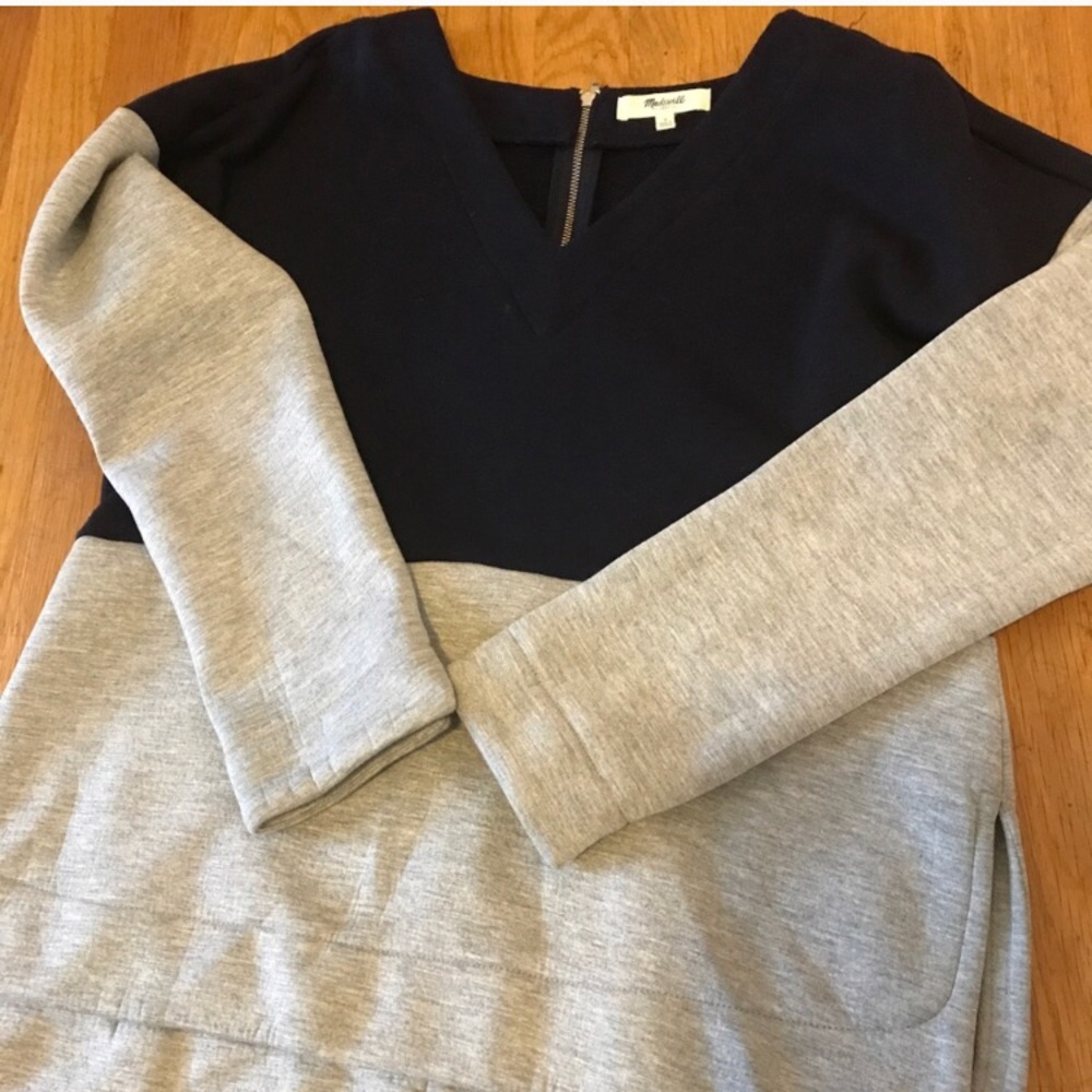 Madewell Color Block sweater