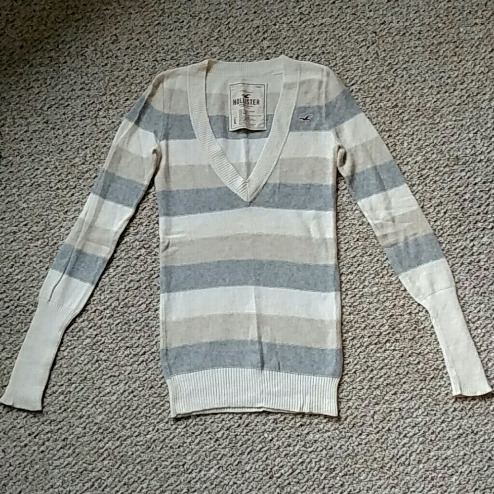 SALE! Hollister Striped Sweater