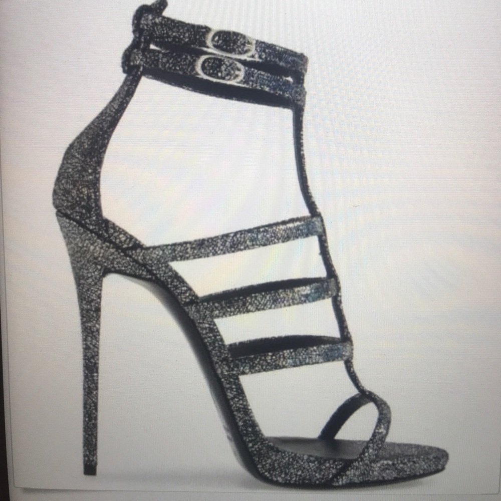 Giuseppe Zanotti Metallic Strappy Sandal Sz 36