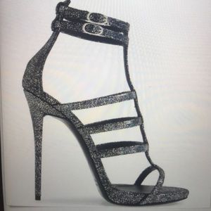 Giuseppe Zanotti Metallic Strappy Sandal Sz 36