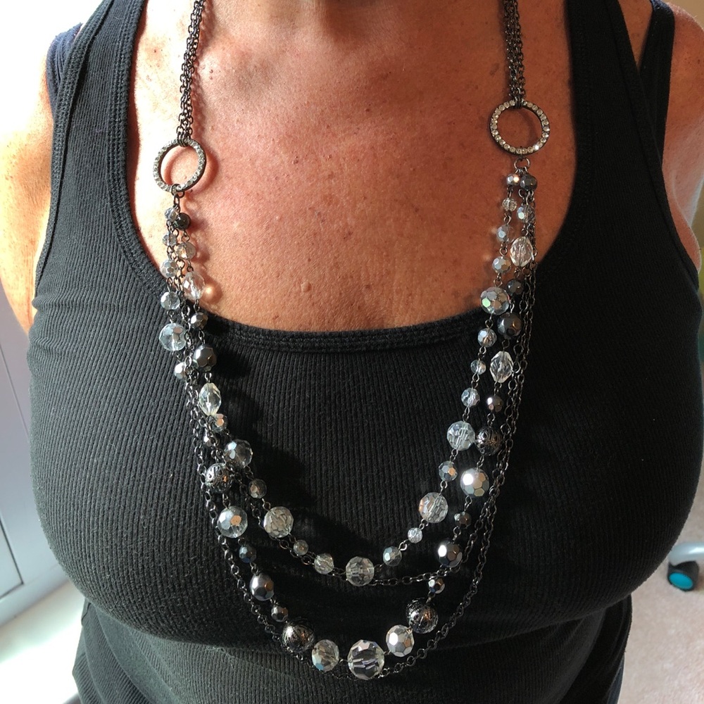 Layered statement necklace - Picture 5 of 6
