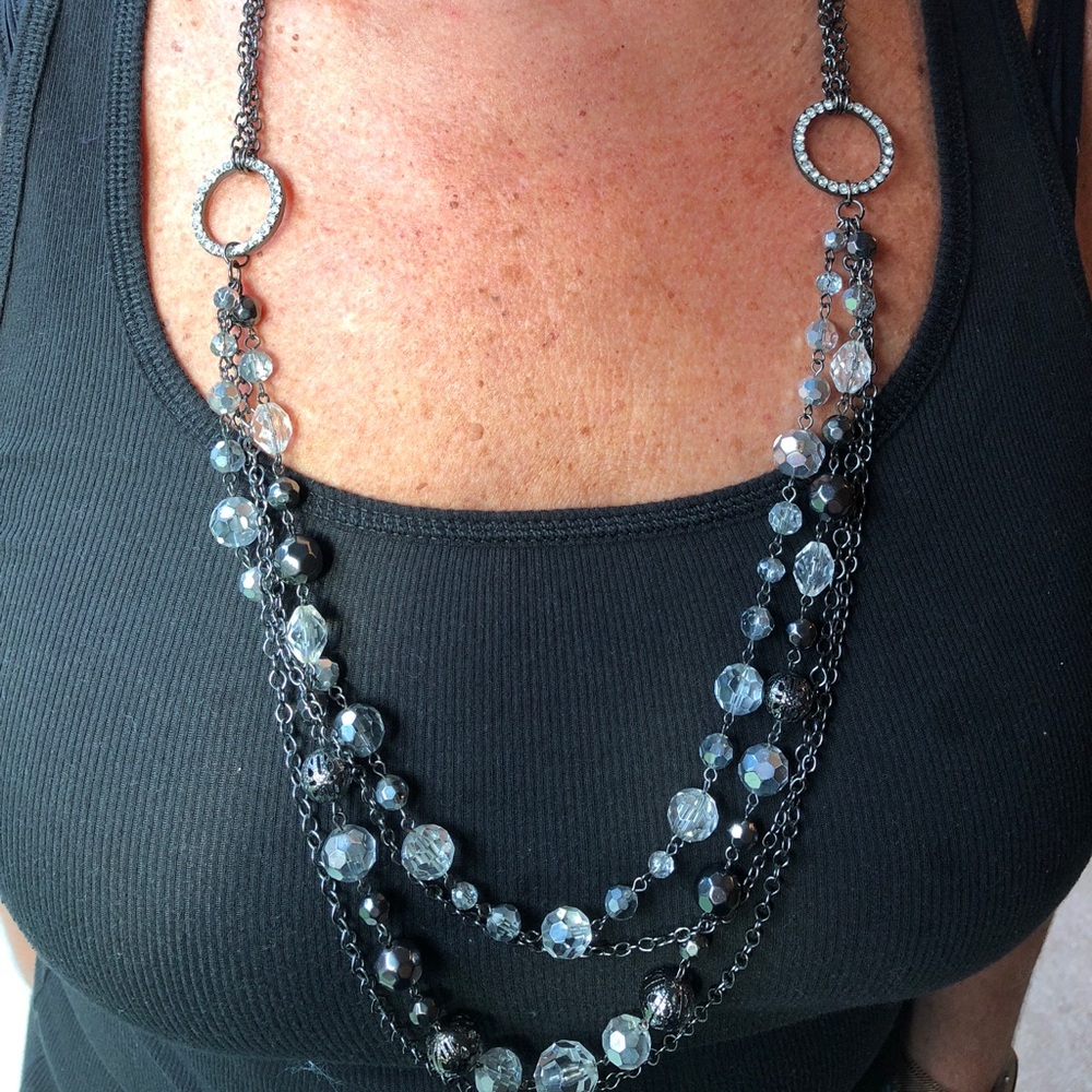 Layered statement necklace - Picture 6 of 6