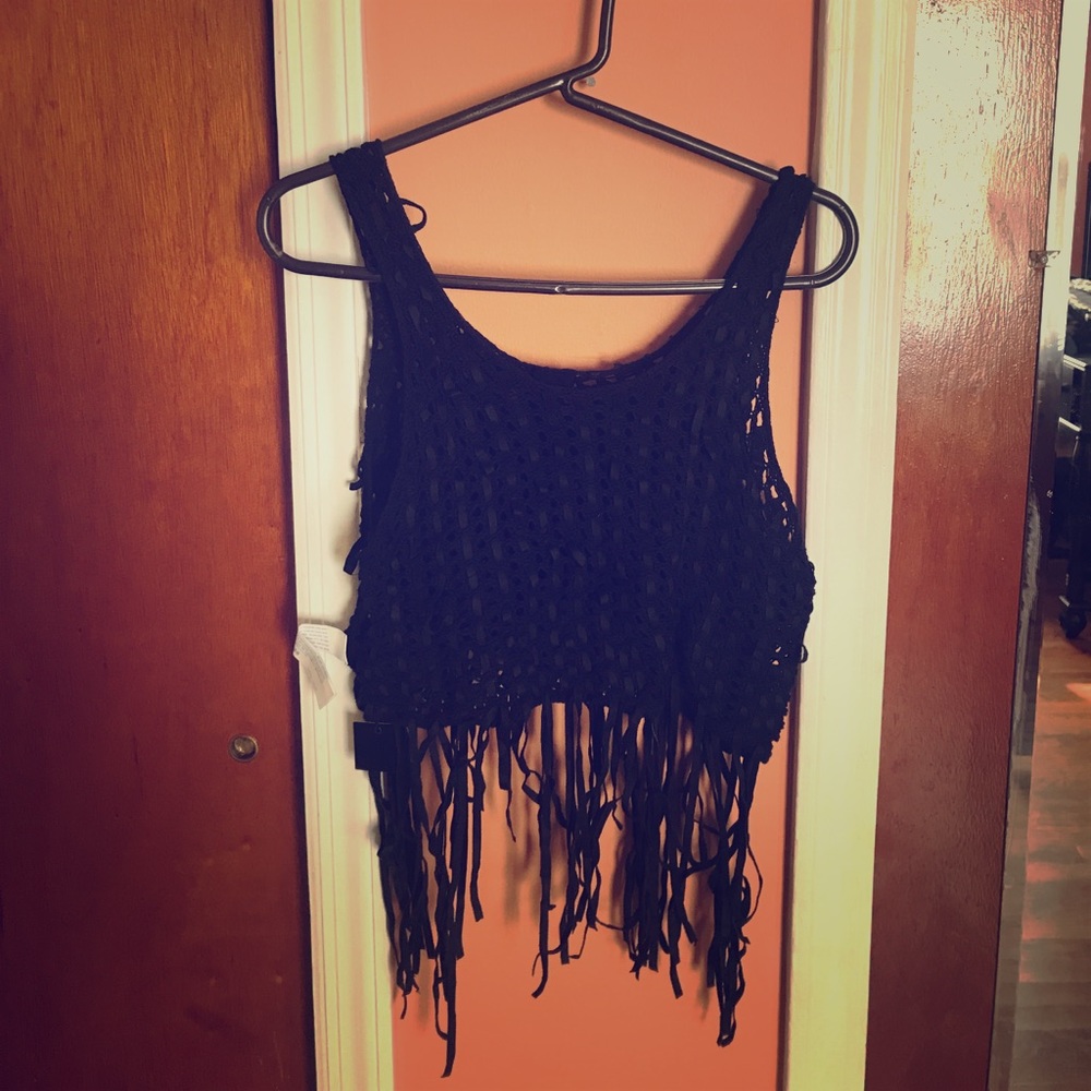 Frayed Crop Top