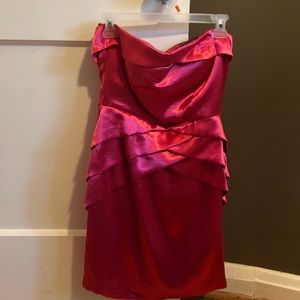 Hot pink dress size 7