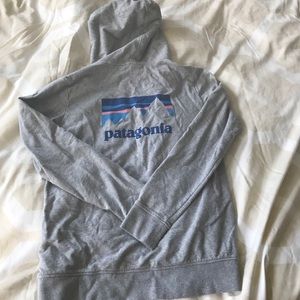 Gray Patagonia hoodie