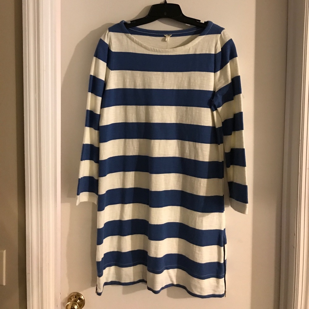 Jcrew striped tshirt dress-nice and thick!!
