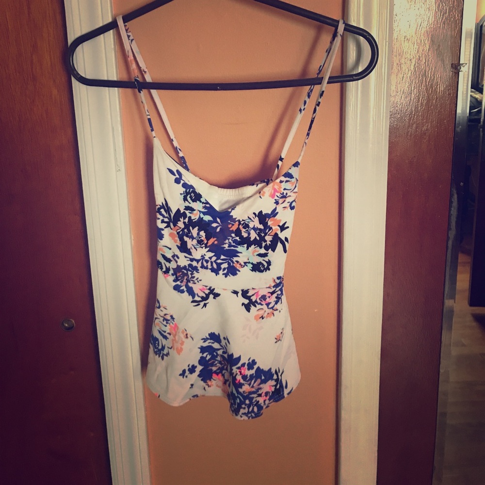Floral tank top