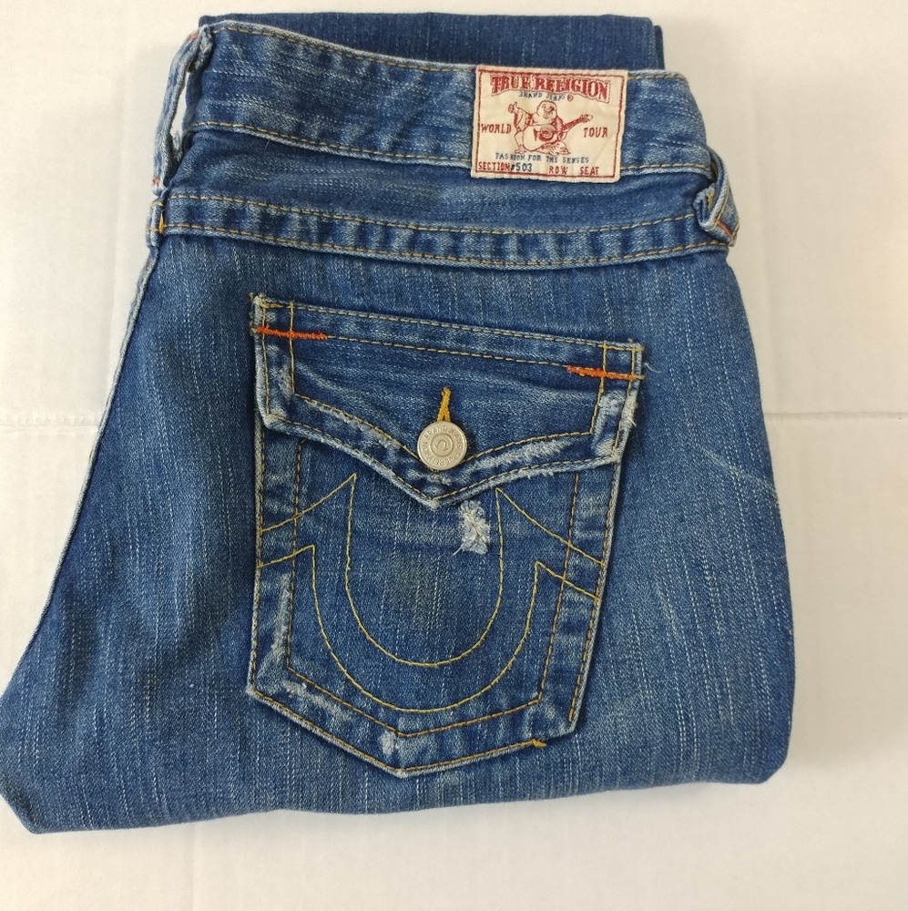 True Religion #503 Ripped Jeans