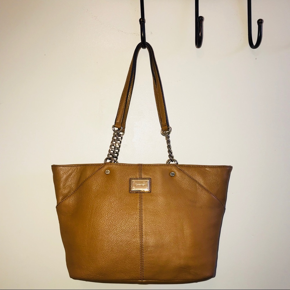 Calvin Klein Leather Tote
