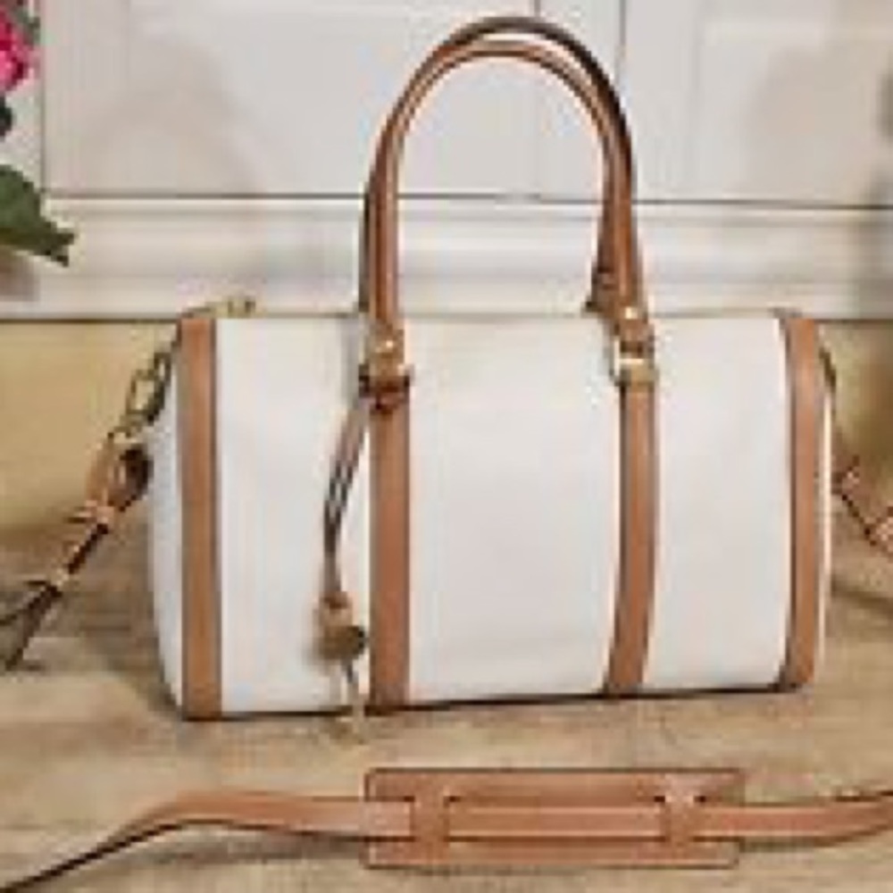 Fossil kendall satchel small vanilla