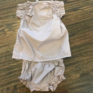 NWOT Go Gently Baby Girls Poplin Baby Set 6-12 mos