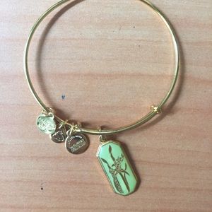 Alex and Ani Gladiolus bracelet