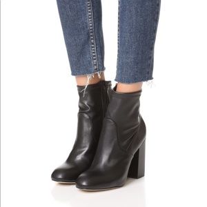 Rebecca Minkoff Black Leather Booties