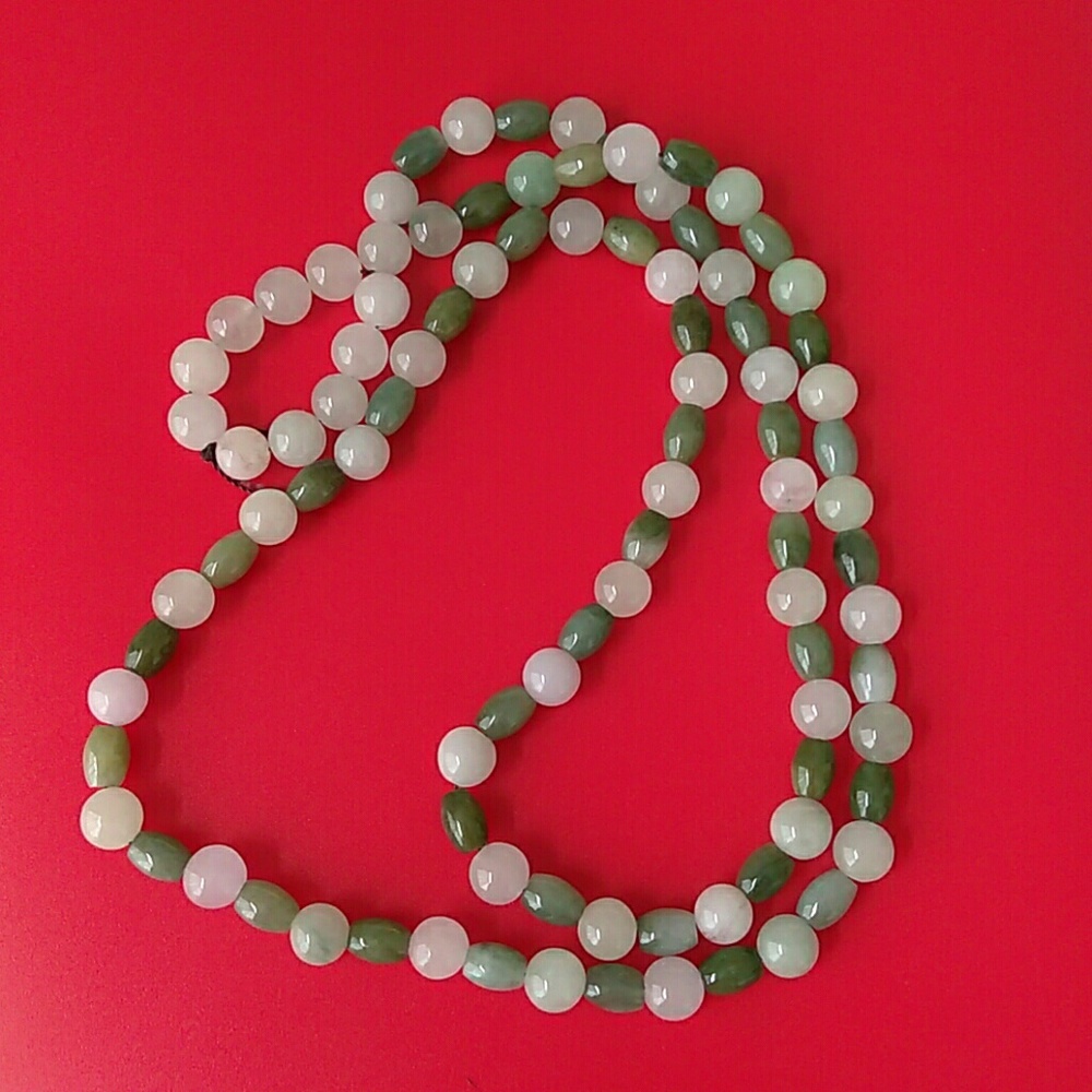 Genuine Jade beads.