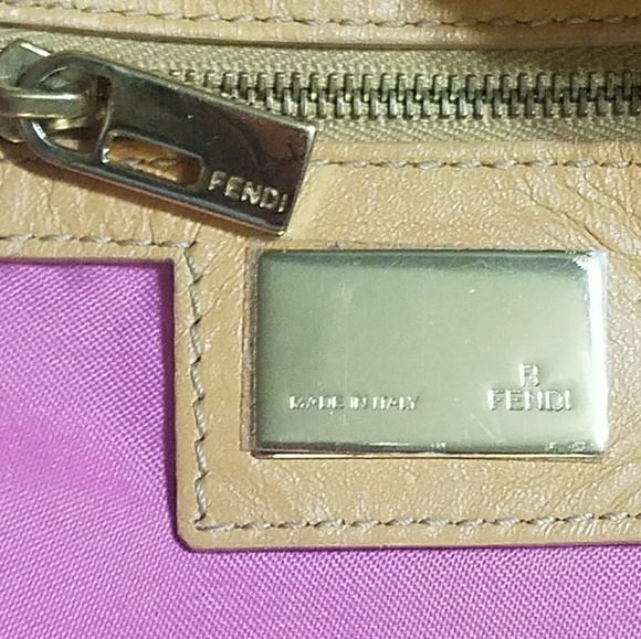 FENDI Studded Leather Tote*AMAZING*AUTHENTIC - Picture 7 of 8