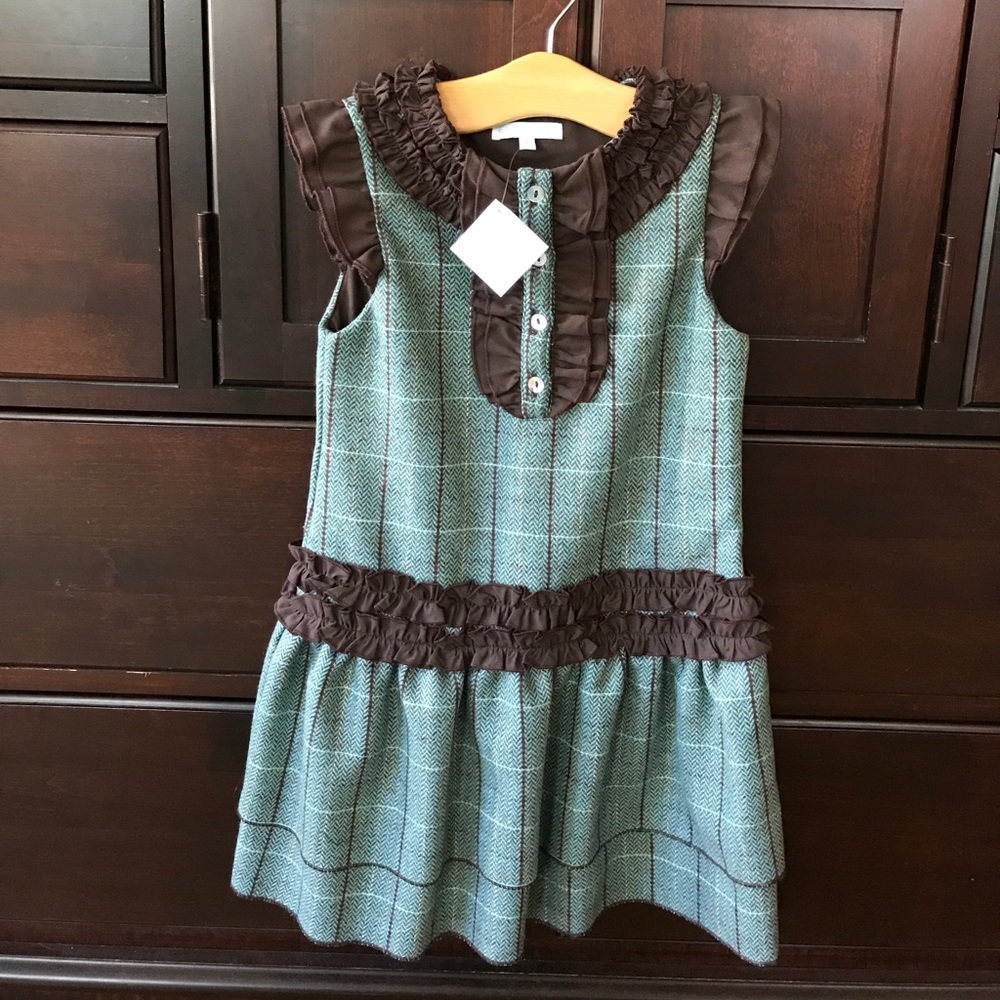 NEW Elephantito wool dress, size 6.