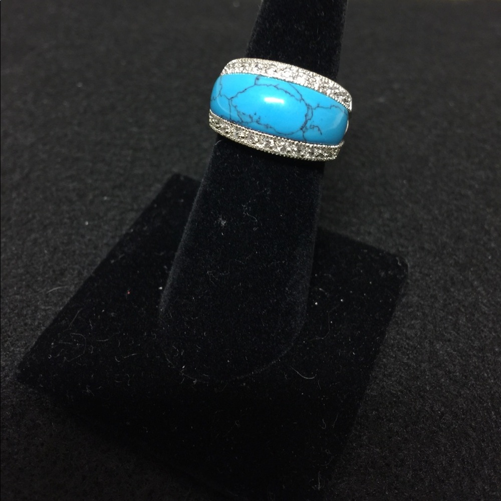 New Lia Sophia turquoise ring