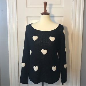 Lauren Conrad Heart Sweater size medium
