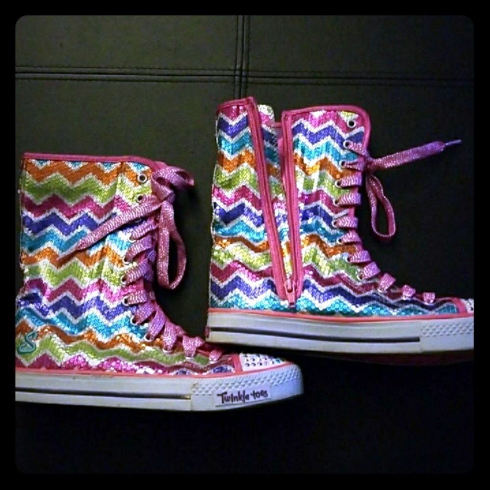 Twinkle toes ankle sneakers
