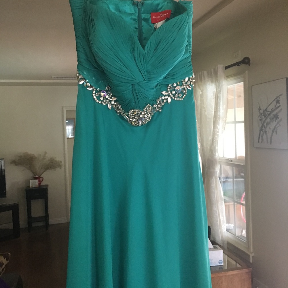 Teal Prom Dress