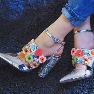 ASOS PAPAYA EMBELLISHED HEELS
