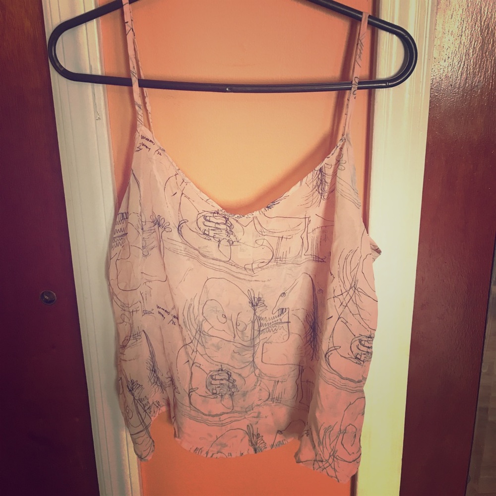 American apparel loose tank top