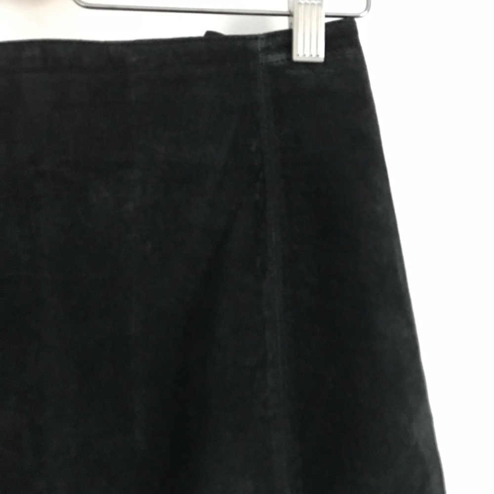 Vintage 100% Suede Leather Skirt - Picture 3 of 4