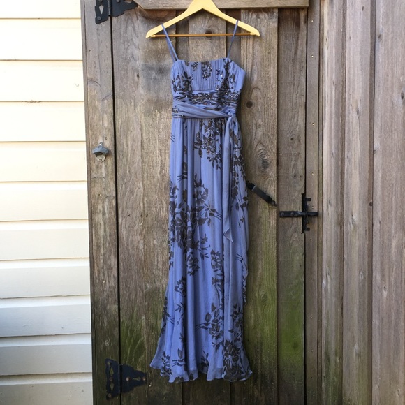 BCBG Maxazria Long Silk Dress - Picture 1 of 7