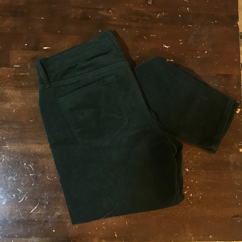 forest green corduroy pants