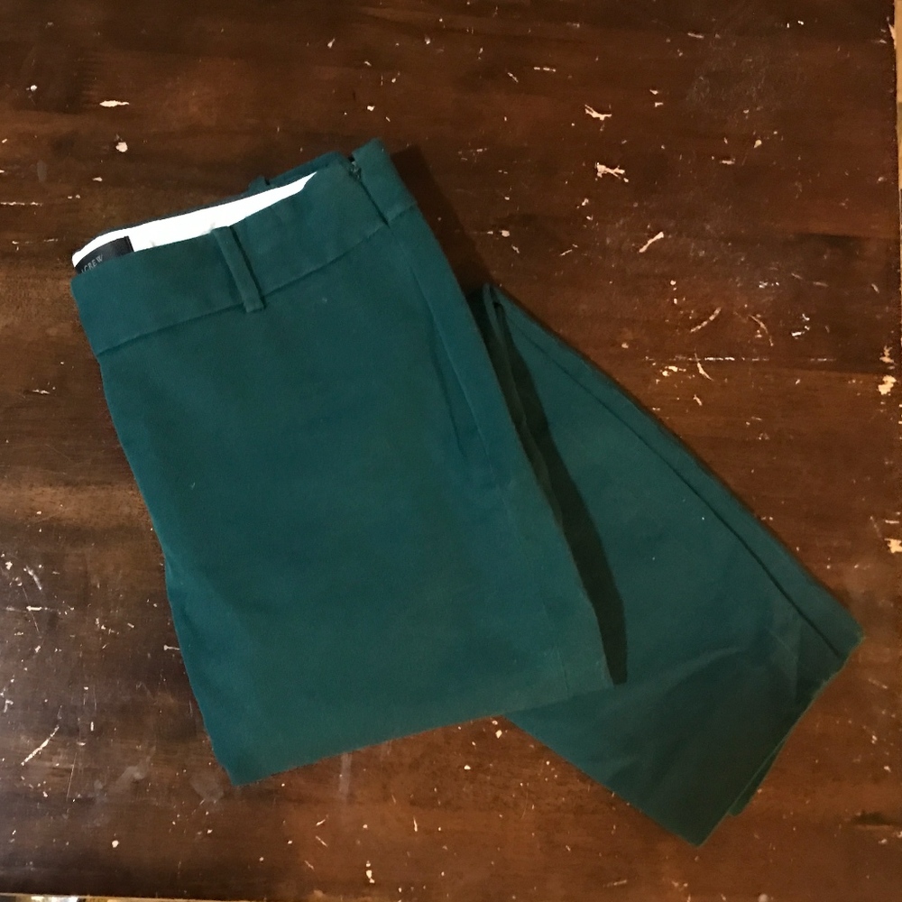 J. Crew green slacks