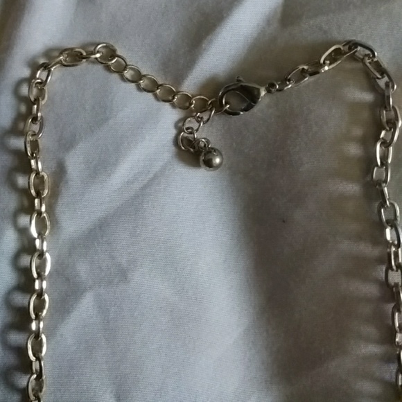 Blue statement necklace - Picture 4 of 4