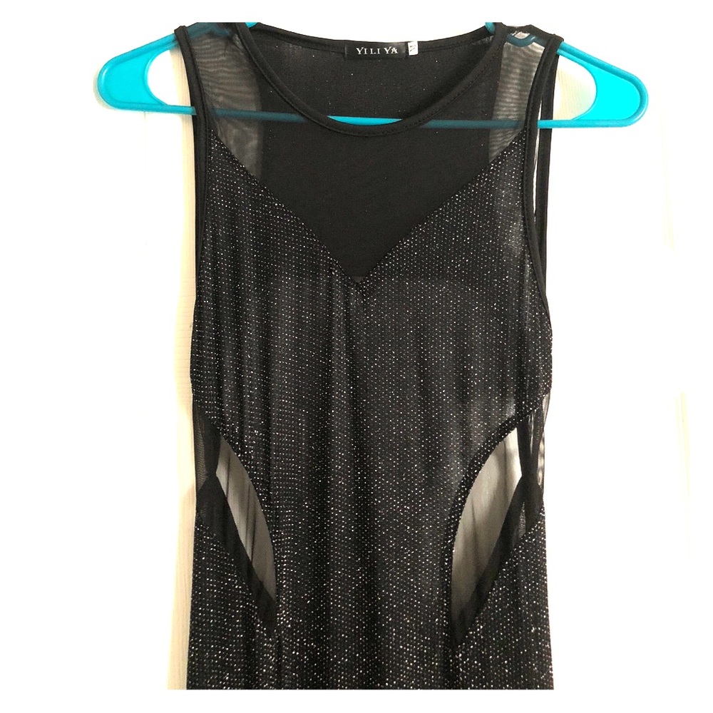Never worn black evening gown