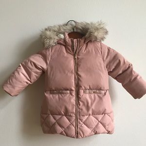 Puffed down coat