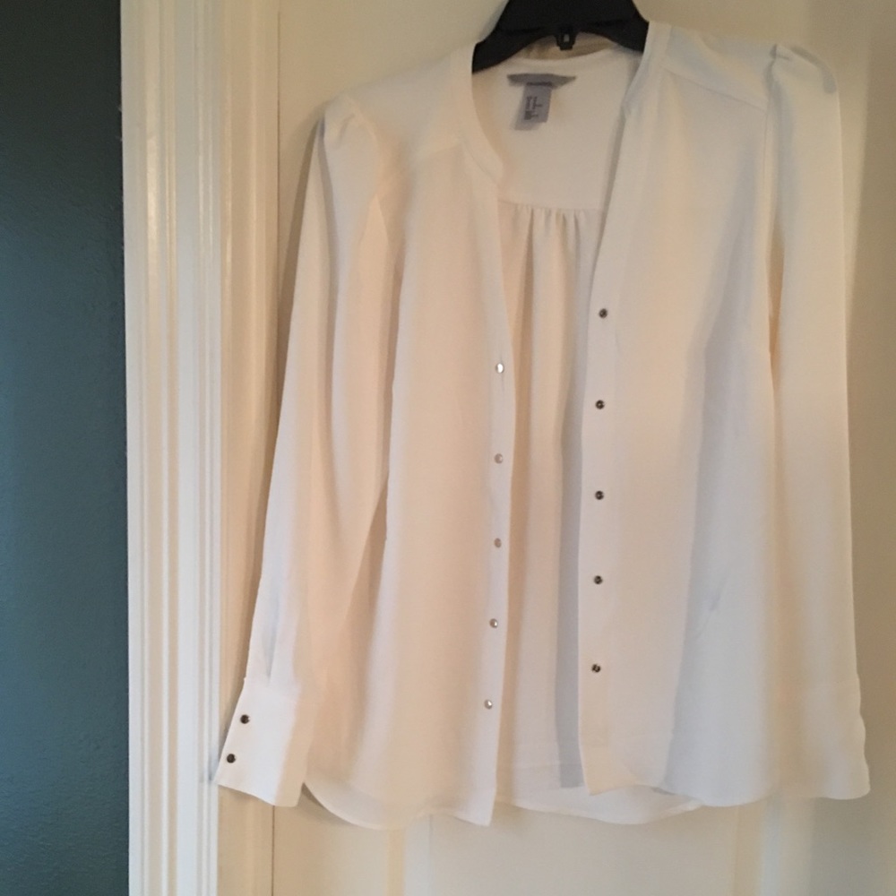 H&M snap down blouse