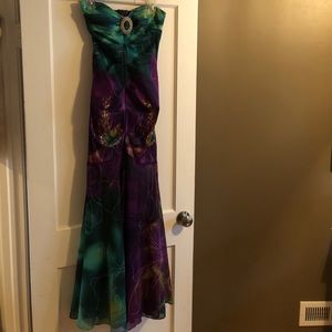Strapless mermaid size 8
