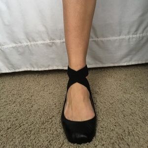 Audrey Brooke “Pierre” Leather Ballet Flat