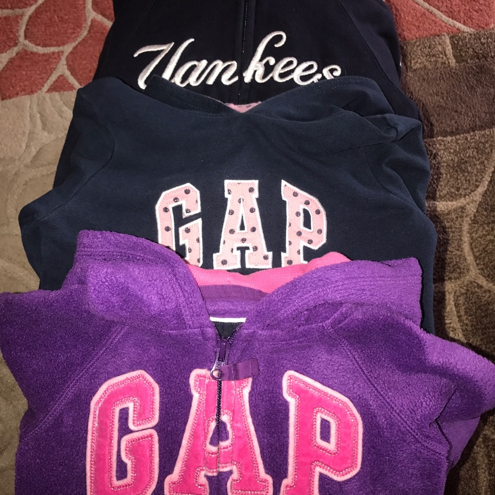 3 hooded toddler girl sweaters